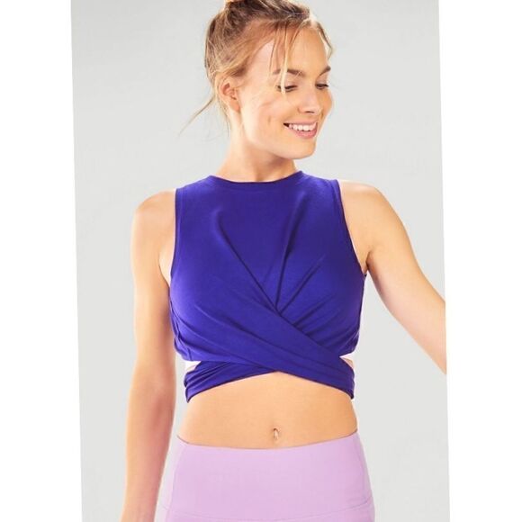 NWT Fabletics Marissa Tie Up Tank - Picture 1 of 6